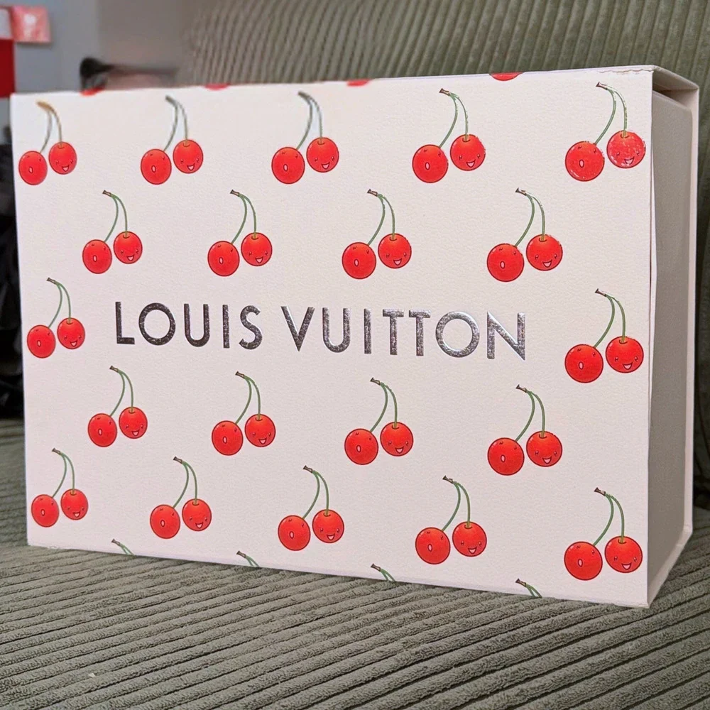 Louis Vuitton Takashi Murakami Cherry Empty Gift Box Shoebox 🍒 LV x TM 2025 🍒
